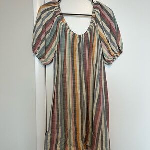 Madewell Multicolor-Striped Dress